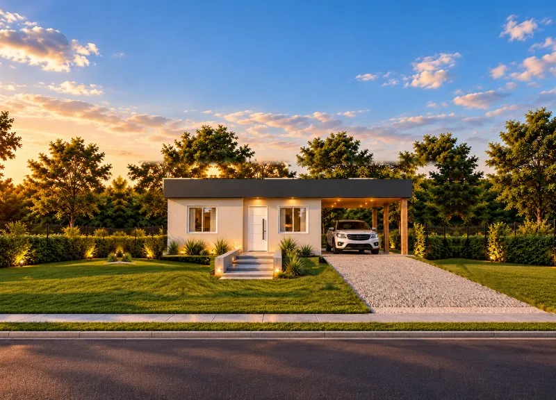 Casa prefabricada minimalista de Tu Cassa