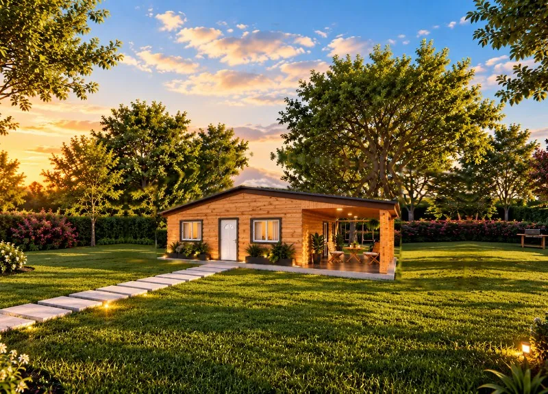 Cabaña prefabricada de madera de Tu Cassa