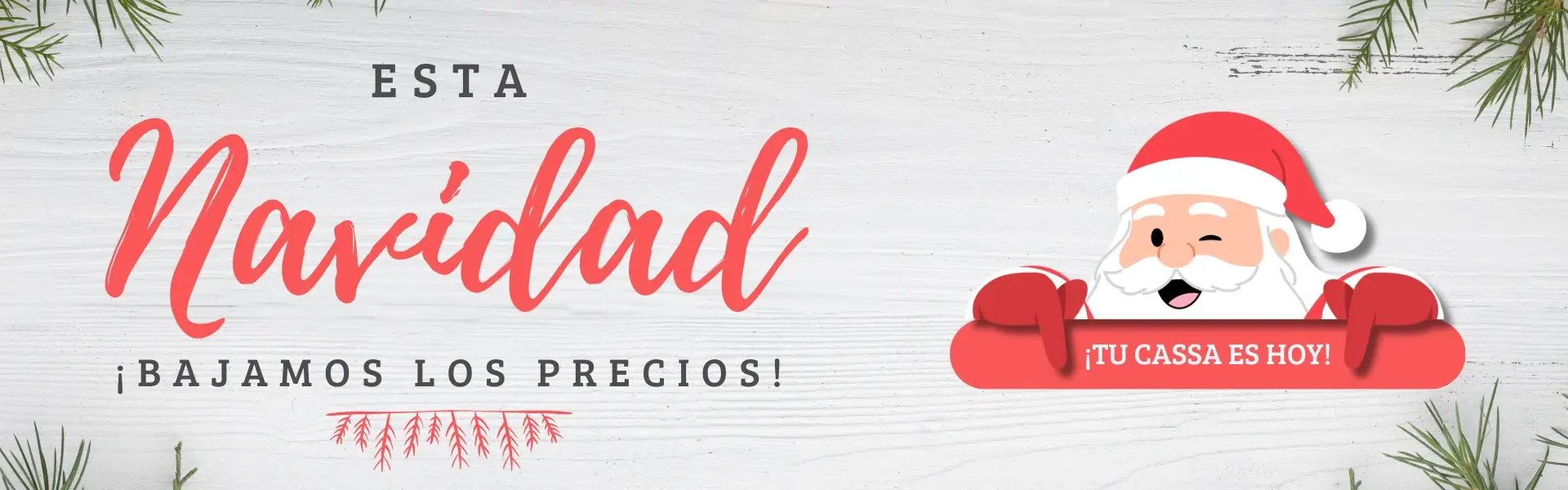 Banner Navideño - Esta Navidad bajamos los precios