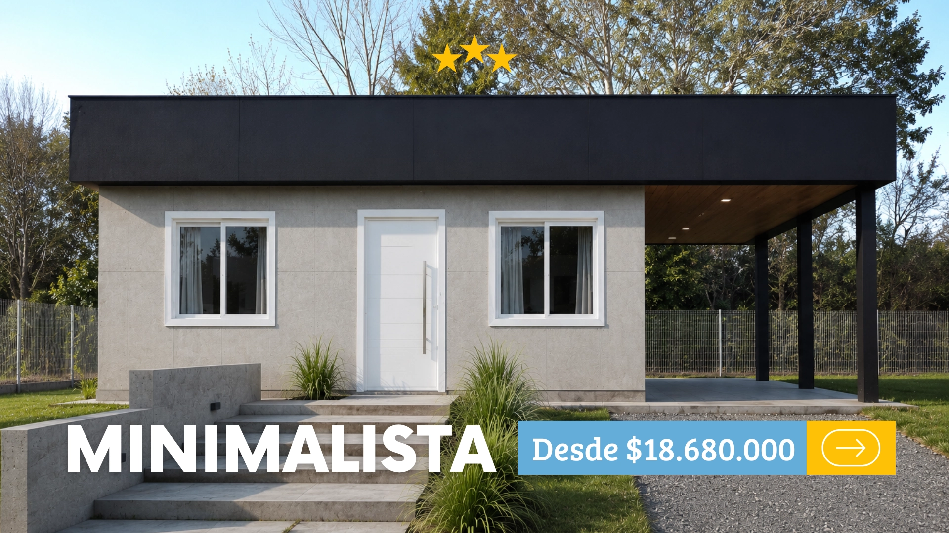 Viviendas Minimalistas desde $18.680.000