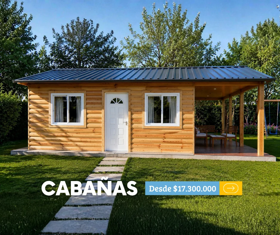 Cabañas desde $17.300.000